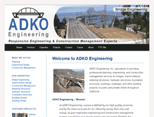 Tablet Screenshot of adkoengineering.com